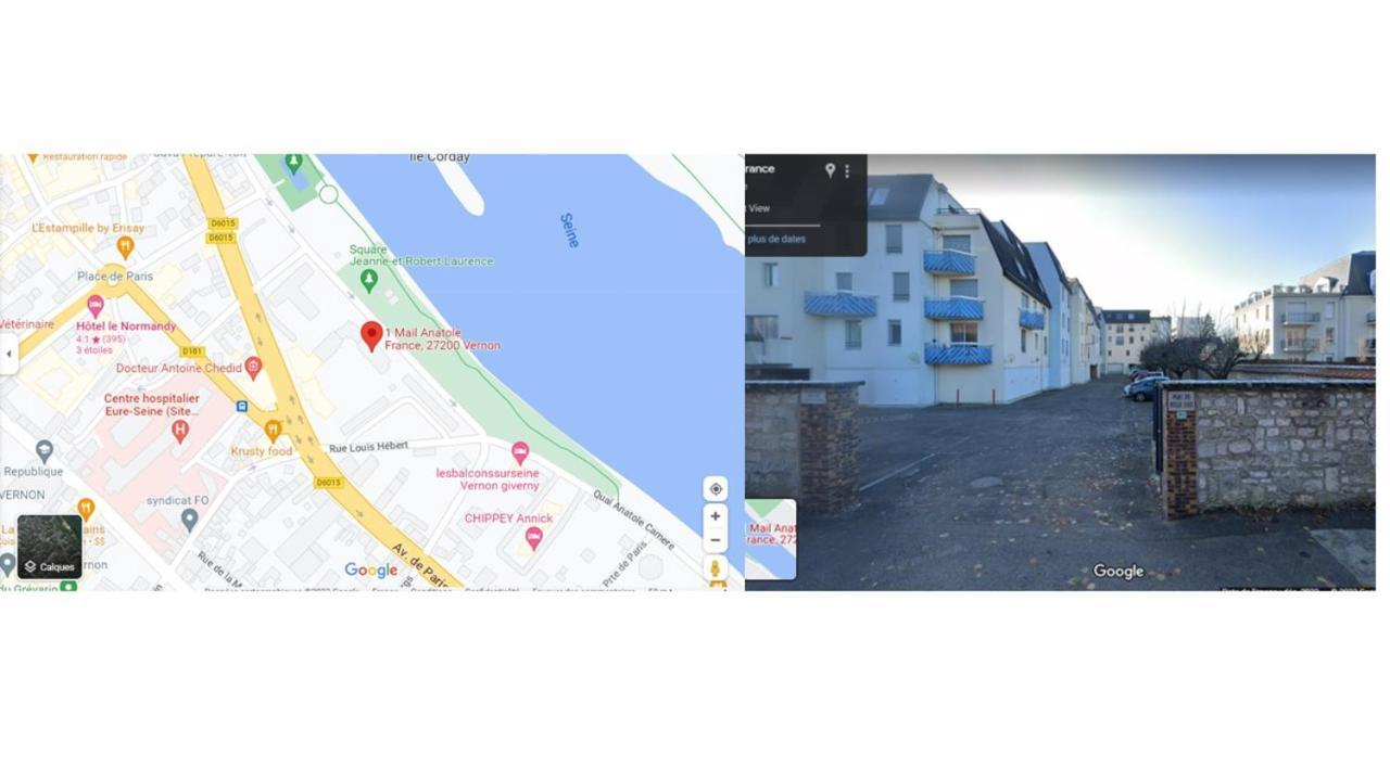 Appt Cosy Coeur Historique+Park, 5Mn Gare Vernon Vernon  Exterior foto